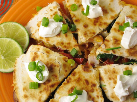 Quesadilla Di Fajita Con Gamberetti