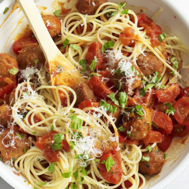 Spaghetti E Polpette Dei Bambini