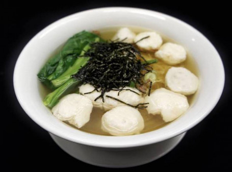 Cuttle Fish Ball Noodle Soup