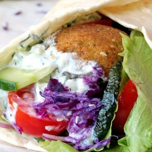 Wrap Di Falafel In Pita