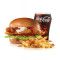 Hand- Breaded Bacon Swiss Chicken Sandwich (Small Combo)