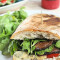 Panino Con Funghi Portobello Grigliati