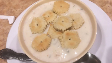 Clam Chowder In Bread Bowl