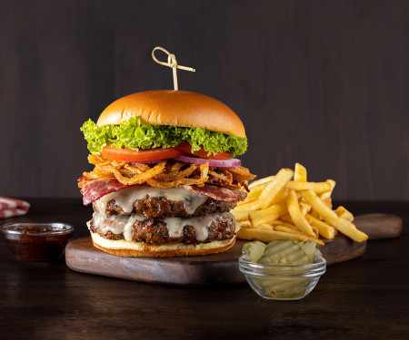 Venerdì Signature Whisky-Glaze Burger