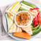 Piatto Vegetariano Con Hummus