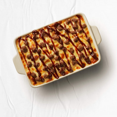 Mac Cheese Caricato Con Carne Bbq Regolare