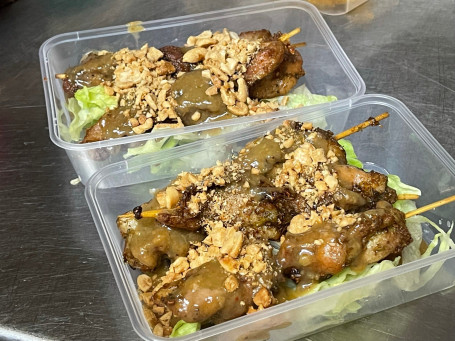 Satay Chicken Skewers (3 Skewers)