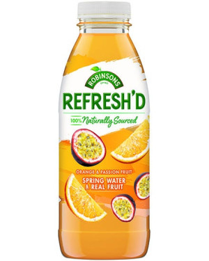 Robinsons Refresh 8217;D Arancia Frutto Della Passione 500Ml