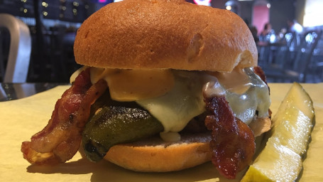 11. Green Chile Bacon Burger