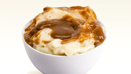 Mashed Potatoes With Gravy Large