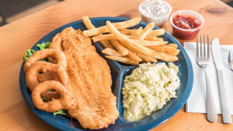 Fried Cracker Meal Catfish Plate