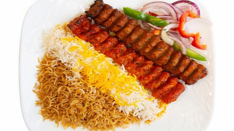 Chicken And Beef Kofta Combo Platter