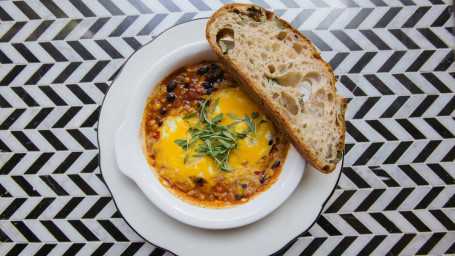 Spicy Baked Eggs