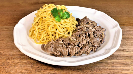 Grilled Beef Garlic Noodles