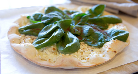 Cheese Spinach Flatbread