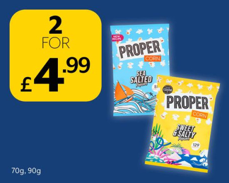 Propercorn 2 For £4.99