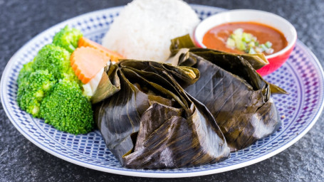 Steamed Catfish (Ho Mok Pla)