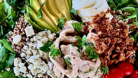 Quinoa Cobb Bowl With Blue Cheese Dressing